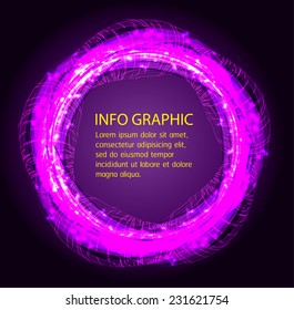 Dark purple Light Abstract Technology background for computer graphic website internet. text box. Brochure. card. 