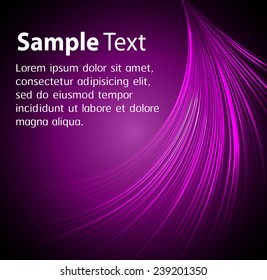 Dark purple Light Abstract Technology background for computer graphic website internet and business. text box. Brochure. card. wave. 