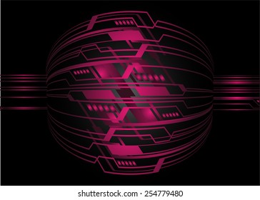 Dark purple Light Abstract Technology background for computer graphic website internet.