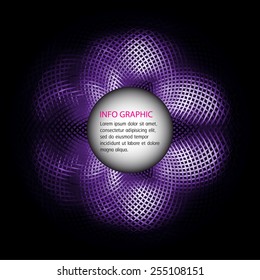 Dark purple Light Abstract Technology background for computer graphic website internet. text box. Brochure. card.