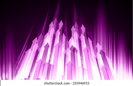 Dark purple Light Abstract Technology background for computer graphic website internet. arrow. wave