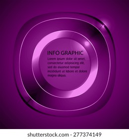 Dark purple Light Abstract Technology background for computer graphic website internet business. text box. Brochure. label. banner. card. info graphics. 