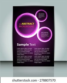 dark purple Light Abstract Technology background computer graphic website internet and business. vector illustration. text box. Brochure. card. banner flyer magazine. Design label.