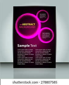 dark purple Light Abstract Technology background computer graphic website internet and business. vector illustration. text box. Brochure. card. banner flyer magazine. Design label.