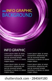 Dark Purple Light Abstract Technology Background Computer Graphic Website Internet And Business. Vector Illustration. Text Box. Brochure. Card. Banner Flyer Magazine. Design Label.