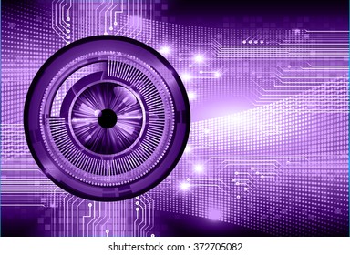 dark purple Light Abstract Technology background for computer graphic website internet business. circuit. illustration.digital.infographics. binary code. www.motion move blur. eye scan virus. vector