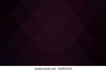 Dark purple low poly background. Geometric illustration in Origami style with gradient.  A completely new template for your business design.