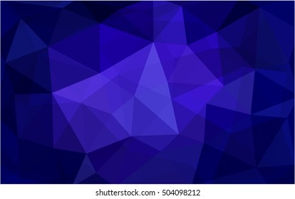 Dark purple low poly template. A completely new color illustration in a vague style. A new texture for your design.