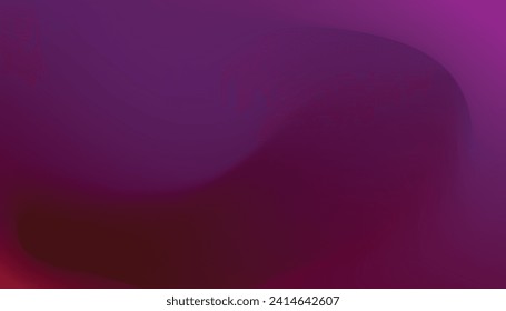 Dark purple mesh gradient with curved wave style. 
purple vector background.