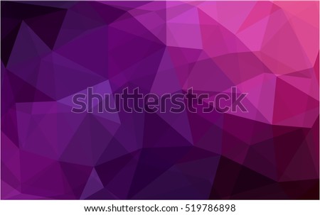 Dark purple, pink abstract mosaic pattern. Colorful abstract illustration with gradient. The elegant pattern can be used as part of a brand book.