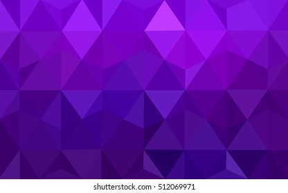 Dark purple, pink abstract polygonal template. A completely new color illustration in a vague style. The elegant pattern can be used as part of a brand book.