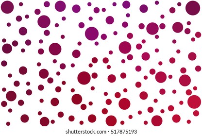Dark Purple Pink abstract seamless pattern with circles. Geometry pattern for fabric. Textile background. Stock vector.