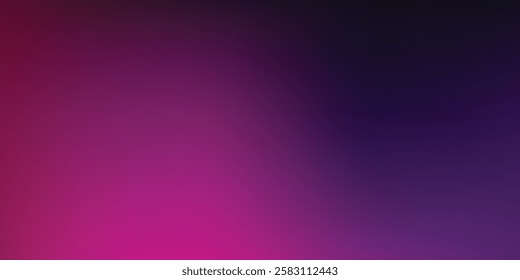 Dark purple pink blue color gradient background blurred neon color flow grainy texture abstract
