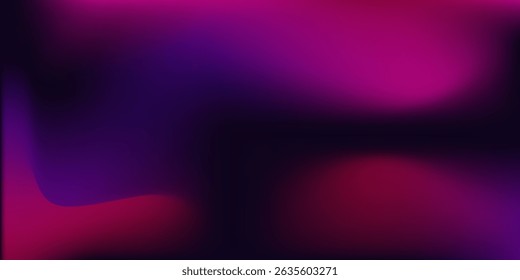 dark purple pink blue color gradient background blurred neon color flow grainy texture effect futuristic banner design