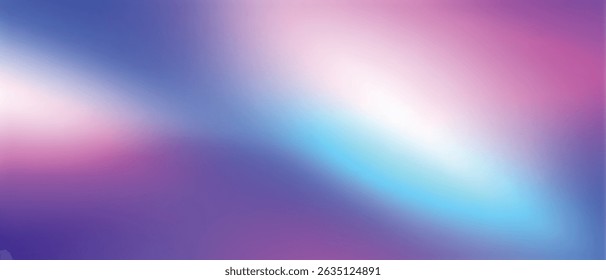 A dark purple, pink, blue, and white gradient background with blurred neon color flow creates dreamy, abstract, and modern digital art atmosphere, evoking calm and soothing mood