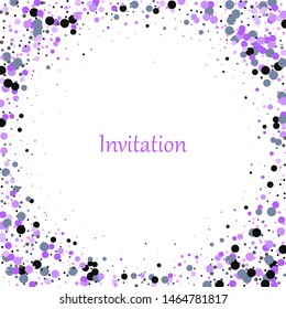 Dark Purple Pink pattern of geometric shapes. Colorful mosaic banner. Geometric hipster background.