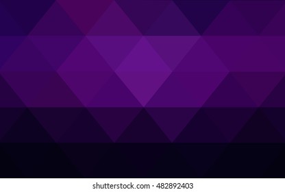 Dark purple, pink polygon abstract background. Colorful illustration in abstract style with gradient. Brand-new style for your business design.