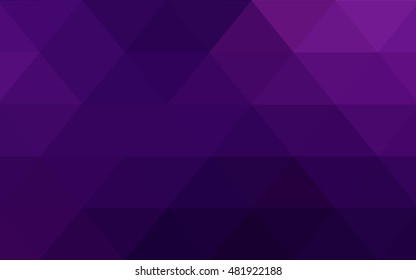 Dark purple, pink polygonal background. A sample with polygonal shapes. The polygonal design can be used for your web site.