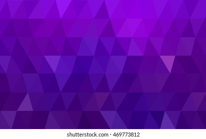 Dark purple, pink polygonal template. Colorful abstract illustration with gradient. The elegant pattern can be used as part of a brand book.