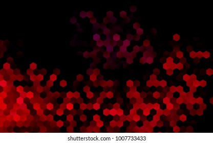 Dark Purple, Pink vector abstract textured polygonal background. Brand-new blurry hexagonal design. Pattern can be used for background.