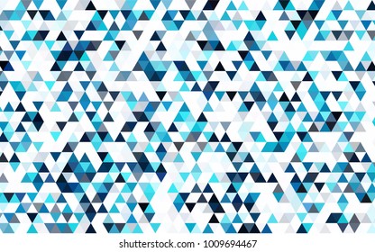 Dark Purple, Pink vector abstract mosaic template. Shining illustration, which consist of triangles. A completely new template for your business design.