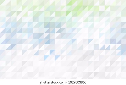 Dark Purple, Pink vector abstract colorful background, which consist of triangles. Pattern with colored triangles on white background.