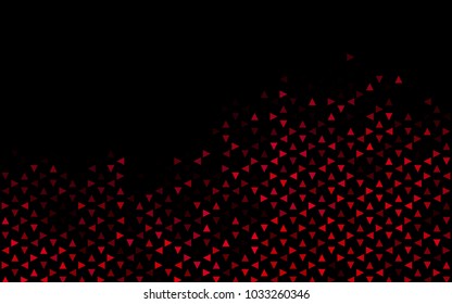 Dark Purple, Pink vector abstract colorful background, which consist of triangles. Pattern with colored triangles on white background.