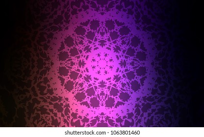 Dark Purple, Pink vector abstract doodle wallpaper. Colorful abstract illustration with lines drawn by child in Asian style. The doodle design can be used for your web site.