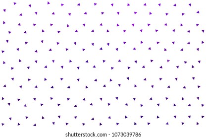 Dark Purple, Pink vector abstract colorful background, which consist of triangles. Pattern with colored triangles on white background.