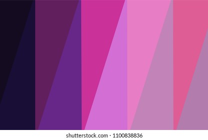 Dark Purple, Pink vector abstract polygonal template. Shining colored illustration in a new style. Textured pattern can be used for background.