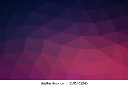 Dark Purple, Pink vector abstract mosaic pattern. An elegant bright illustration with gradient. A completely new design for your business.