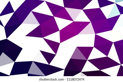 Dark Purple, Pink vector abstract mosaic abstract mosaic. Shining colored illustration in a Brand new style. The completely new template can be used for your brand book.