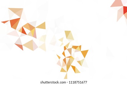 Dark Purple, Pink vector abstract mosaic background. A sample with polygonal shapes. A completely new design for your leaflet.