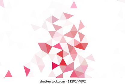 Dark Purple, Pink vector abstract polygonal pattern. Colorful abstract illustration with triangles. Textured pattern for your backgrounds.