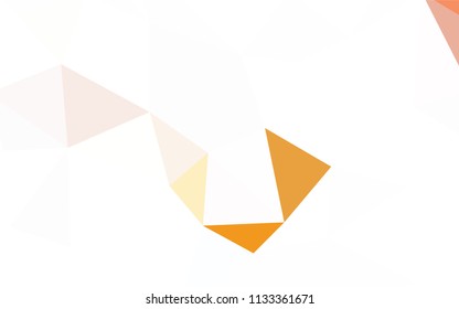 Dark Purple, Pink vector abstract polygonal pattern. Elegant bright polygonal illustration with gradient. A completely new design for your leaflet.