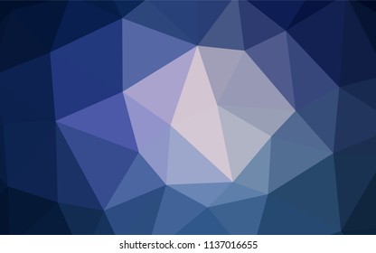 Dark Purple, Pink vector abstract polygonal template. Creative geometric illustration in Origami style with gradient. Pattern for a brand book's backdrop.