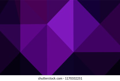 Dark Purple, Pink vector abstract mosaic pattern. Shining colored illustration in a new style. That new template can be used for your brand book.