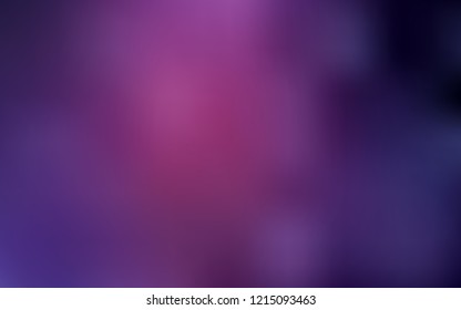 Dark Purple, Pink vector abstract blurred layout. Creative illustration in halftone style with gradient. The completely new template can be used for your brand book.