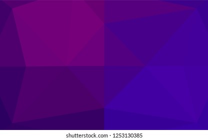 Dark Purple, Pink vector abstract mosaic background. Glitter abstract illustration with an elegant design. A completely new template for your business design.