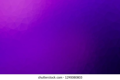 Dark Purple, Pink vector abstract polygonal cover. Shining colored illustration in a Brand new style. Brand new style for your business design.