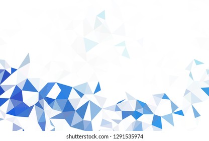 Dark Purple, Pink vector abstract mosaic pattern. A sample with polygonal shapes. Completely new template for your banner.