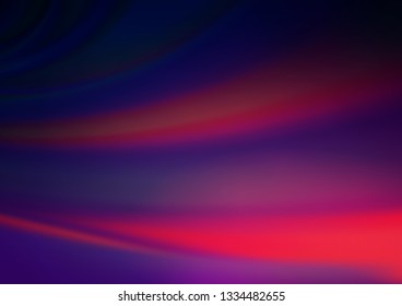Dark Purple, Pink vector abstract blurred template. Glitter abstract illustration with an elegant design. The background for your creative designs.