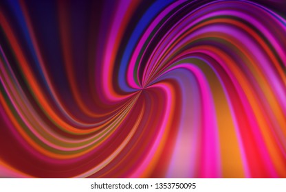 Dark Purple, Pink vector abstract layout. Glitter abstract illustration with gradient design. The best blurred design for your business.