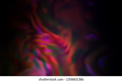 Dark Purple, Pink vector abstract bright template. Colorful illustration in abstract style with gradient. Background for designs.