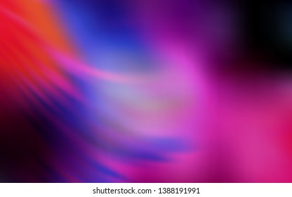Dark Purple, Pink vector abstract bright template. Glitter abstract illustration with gradient design. New way of your design.