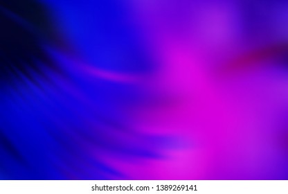 Dark Purple, Pink vector abstract blurred background. Creative illustration in halftone style with gradient. Completely new design for your business.