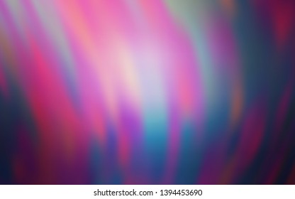 Dark Purple, Pink vector abstract blurred background. Abstract colorful illustration with gradient. New style design for your brand book.
