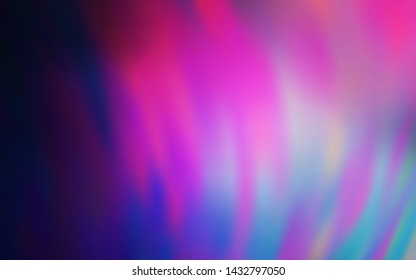 Dark Purple, Pink vector abstract blurred layout. Glitter abstract illustration with gradient design. Smart design for your work.
