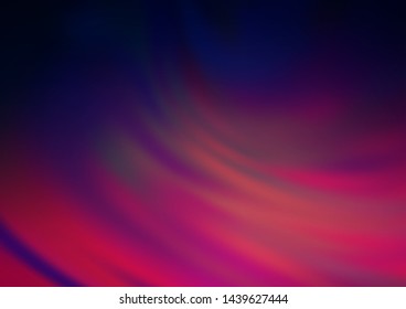Dark Purple, Pink vector abstract template. A vague abstract illustration with gradient. The elegant pattern for brand book.