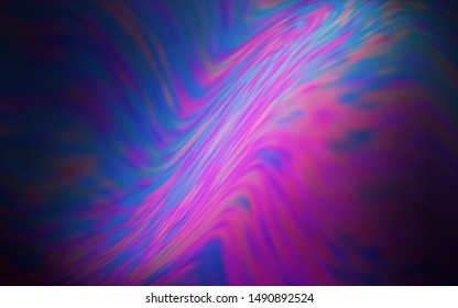 Dark Purple, Pink vector abstract bright pattern. A completely new colored illustration in blur style. New way of your design.
